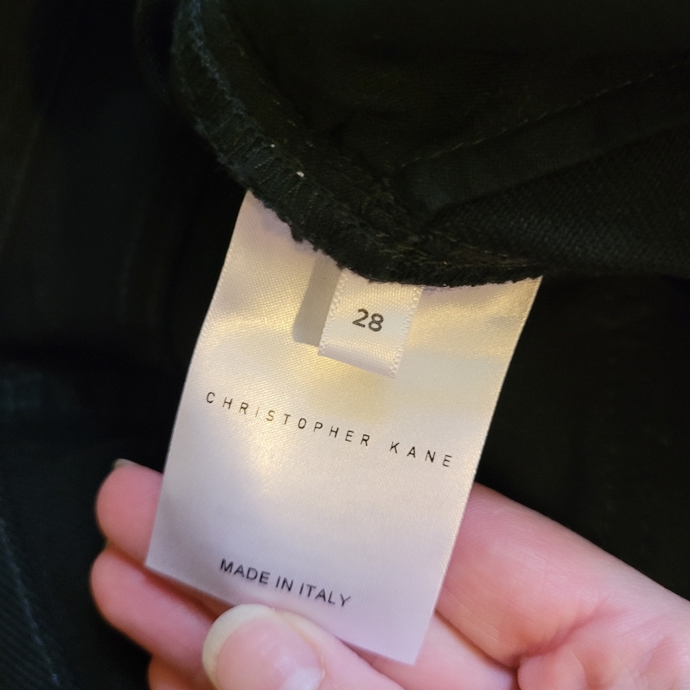 Christopher Kane Straight Leg Patchwork Jeans, Bn… - image 7